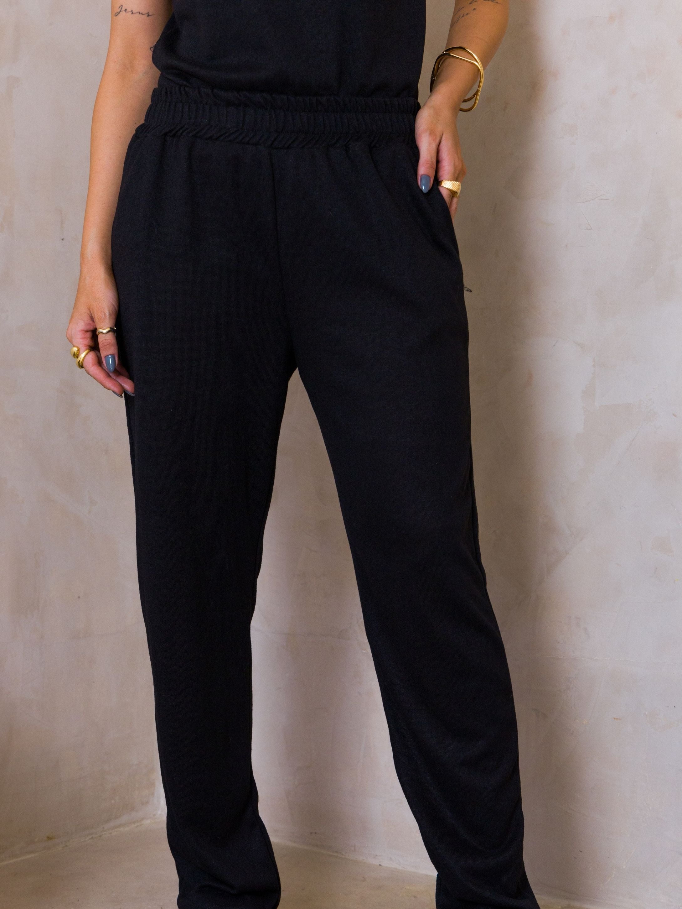 Conjunto Malha de Tricot Três Peças