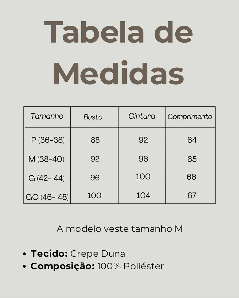 Tabela de Medidas