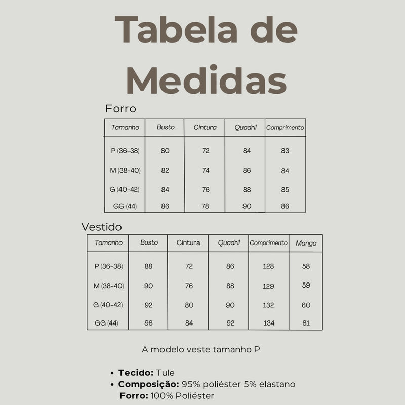 Tabela de Medidas