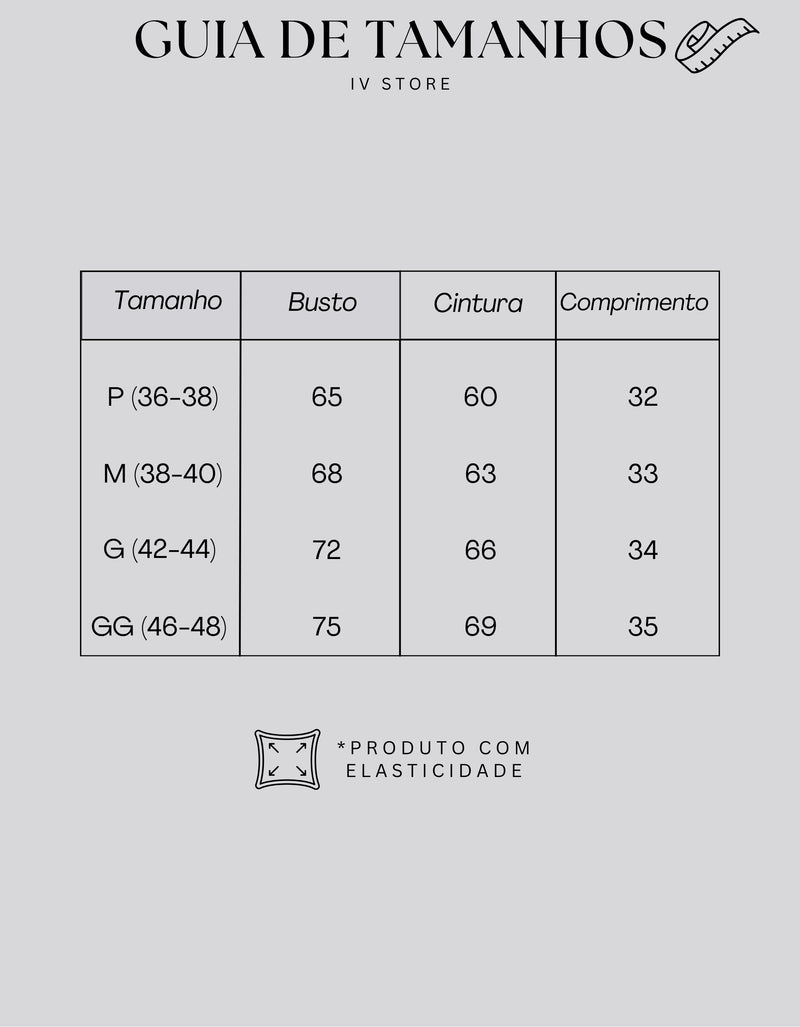 Tabela de Medidas