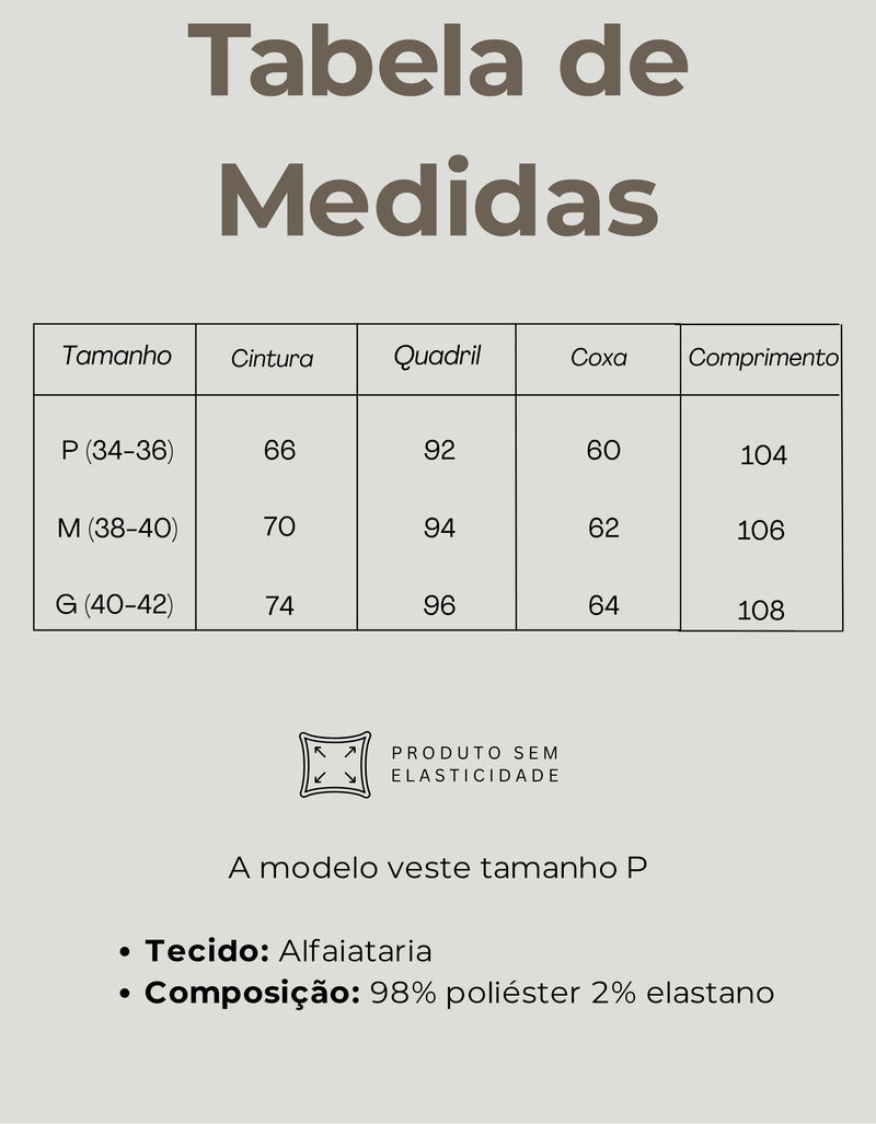 Tabela de Medidas