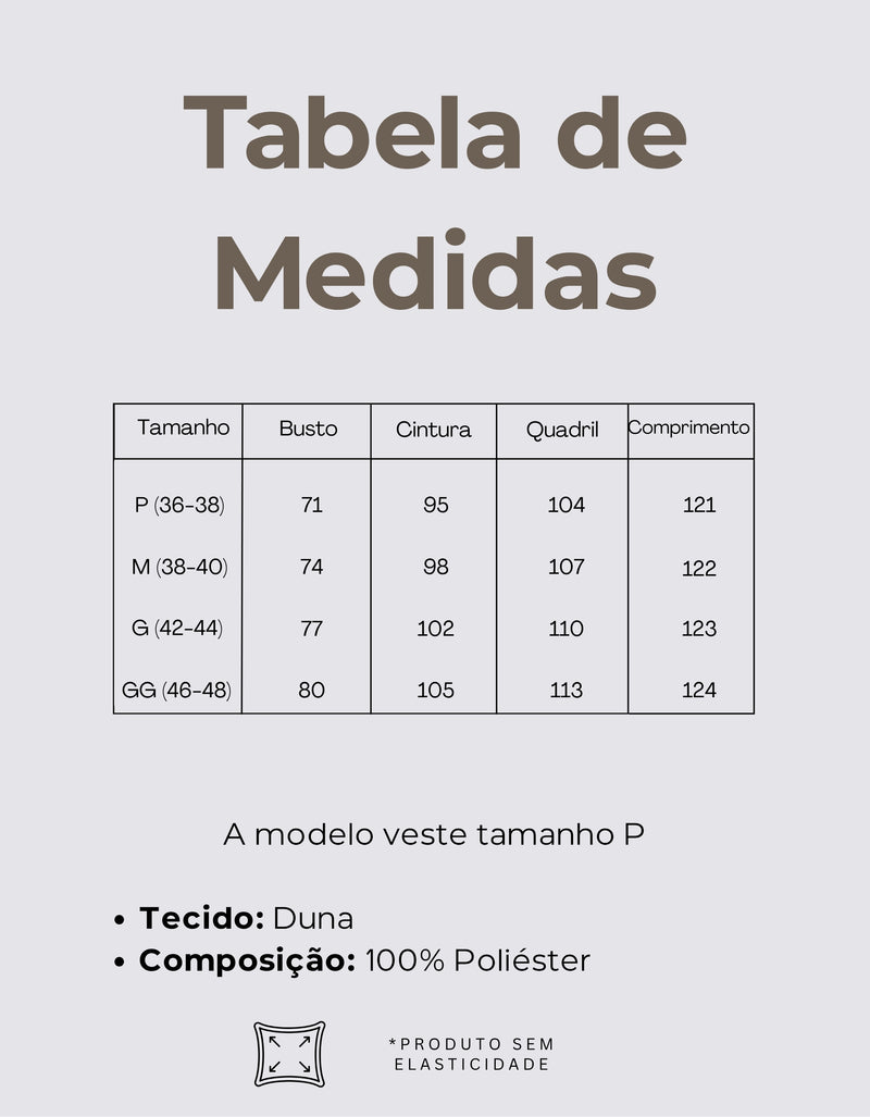 Tabela de Medidas