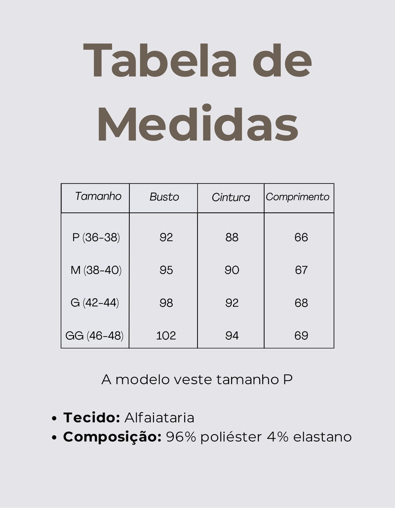 Tabela de Medidas