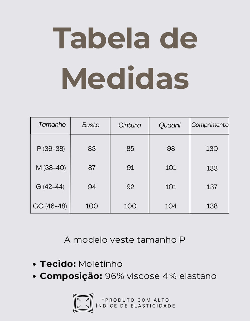 Tabela de Medidas