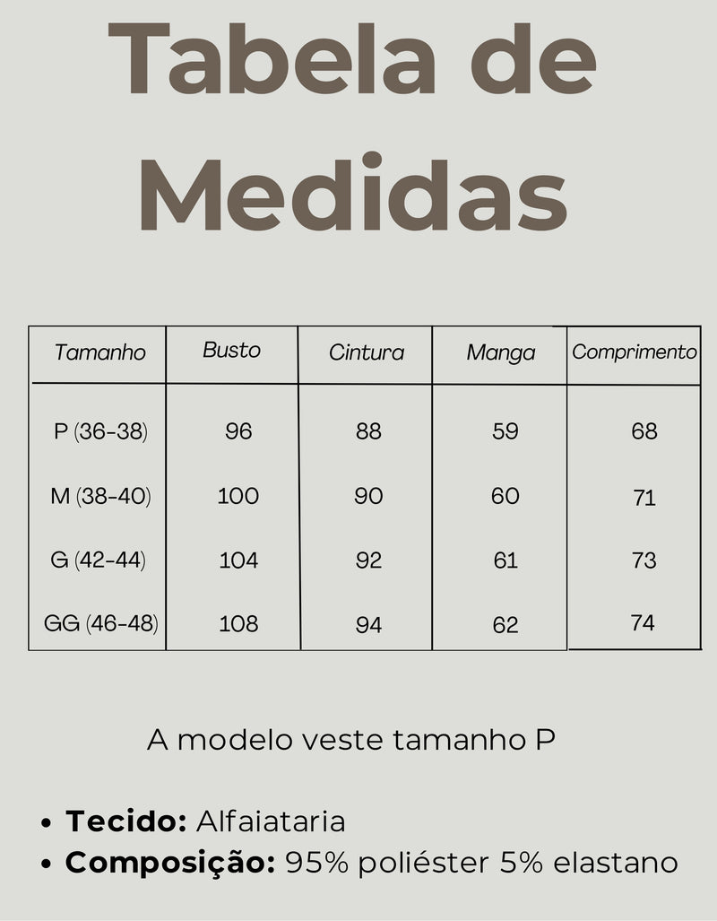 Tabela de Medidas