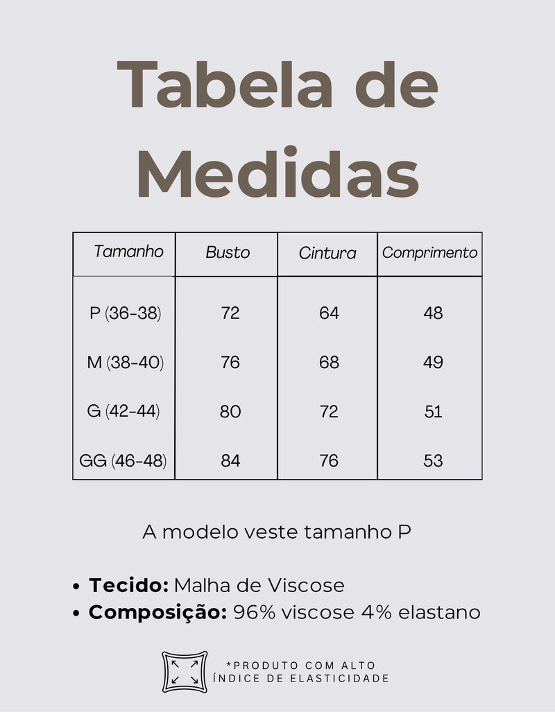 Tabela de Medidas