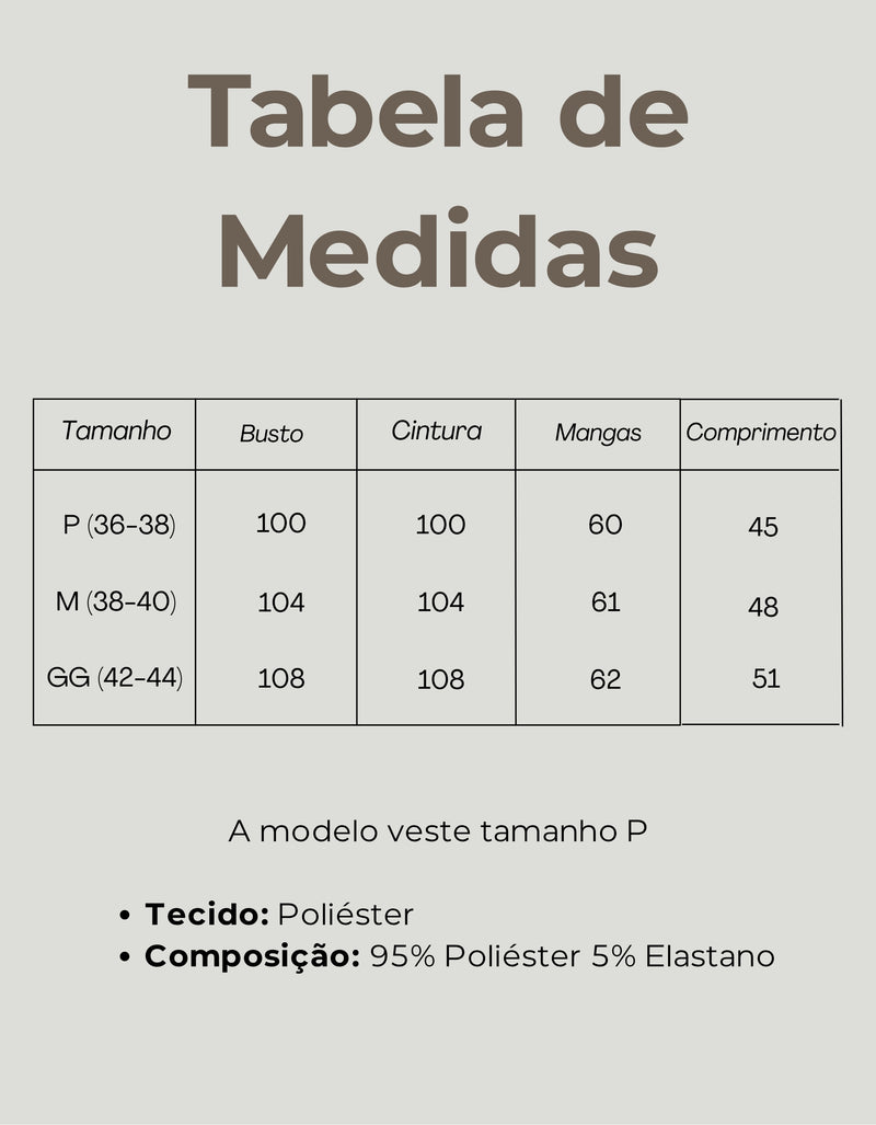 Tabela de Medidas