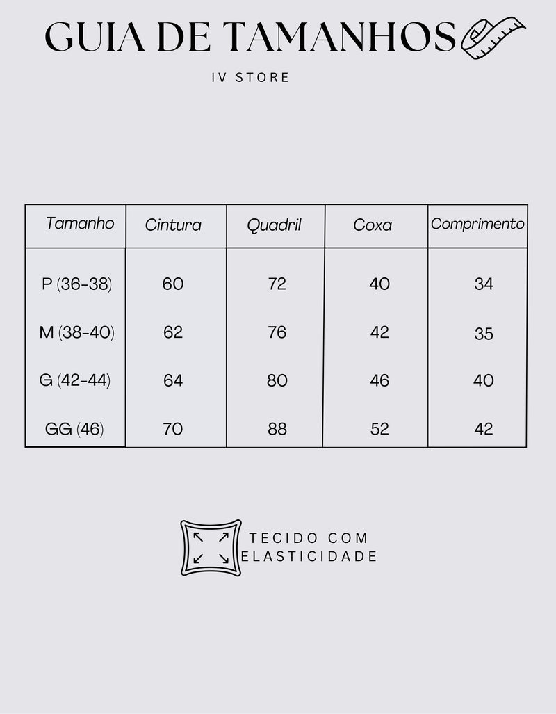 Tabela de Medidas