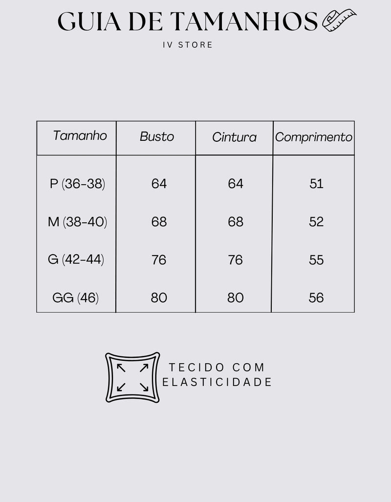 Tabela de Medidas