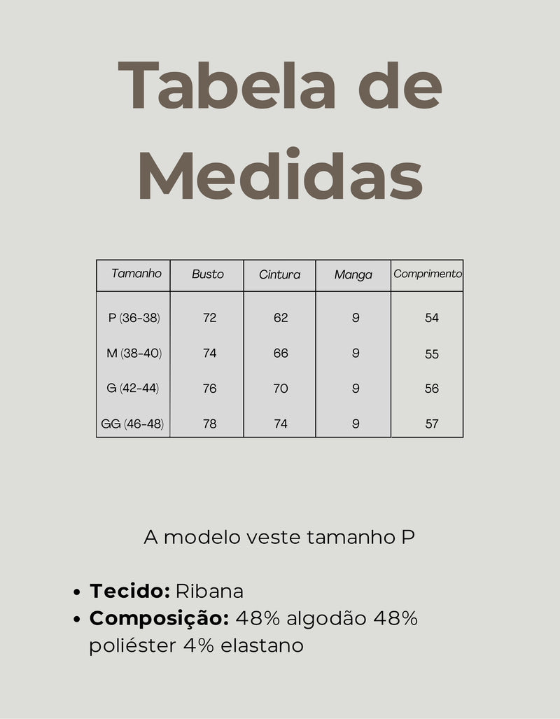 Tabela de Medidas
