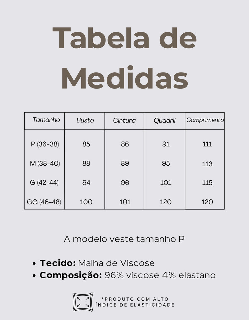 Tabela de Medidas