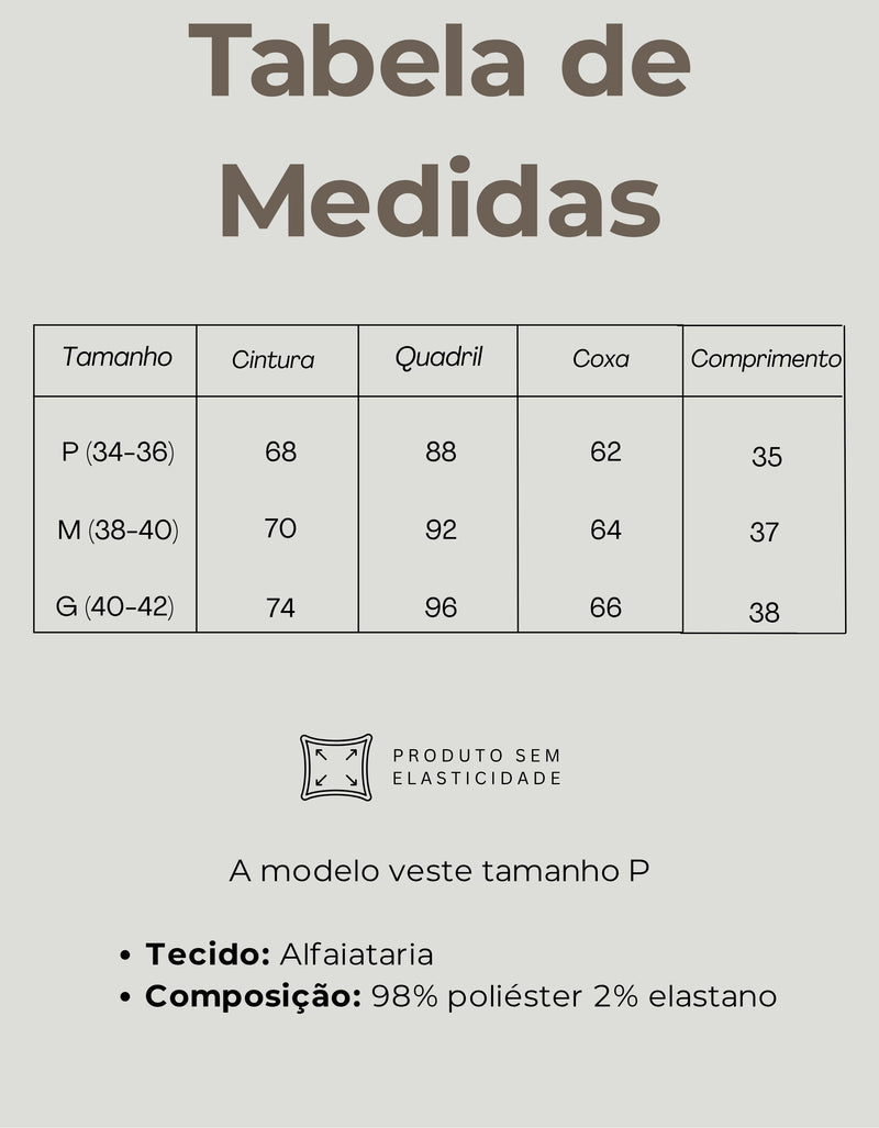 Tabela de Medidas
