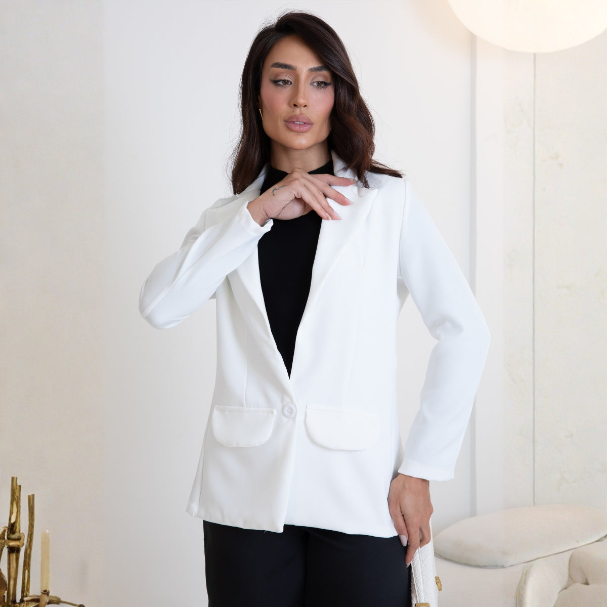 Blazer Alfaiataria Slim Acinturado