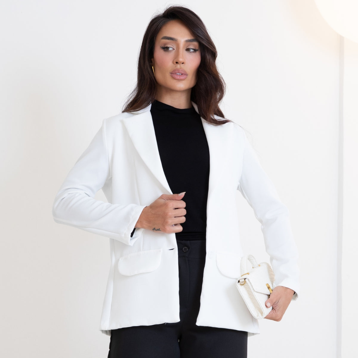 Blazer Alfaiataria Slim Acinturado