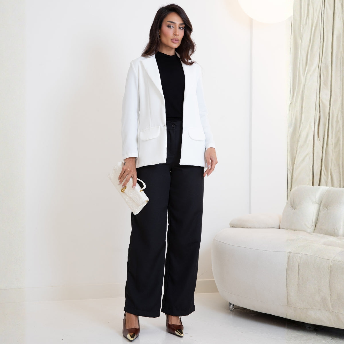 Blazer Alfaiataria Slim Acinturado
