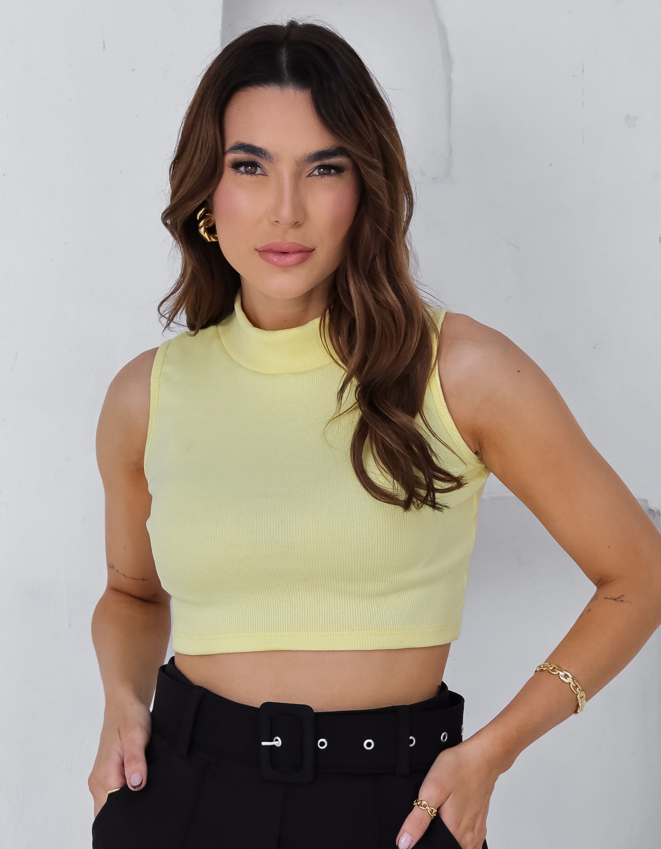 Cropped Ribana Canelado