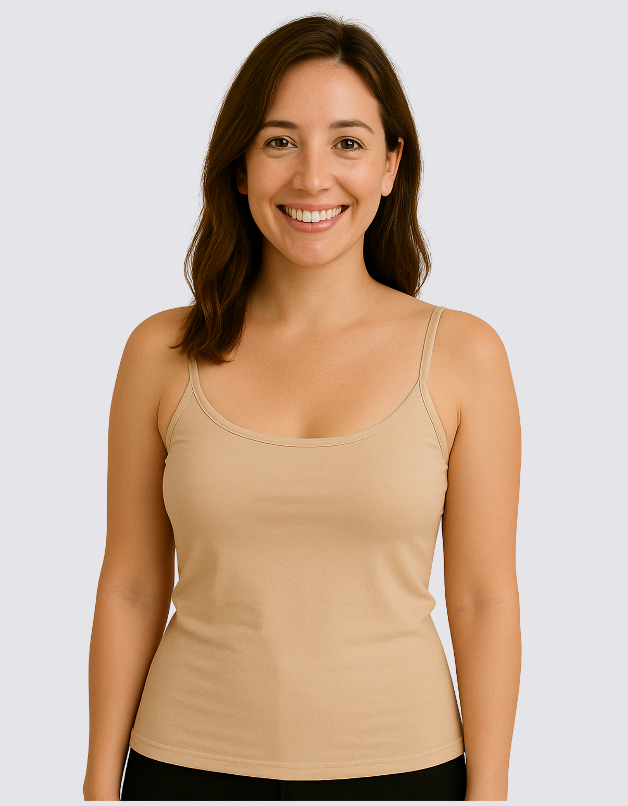 Regata Camisete Segunda Pele De Alças Finas