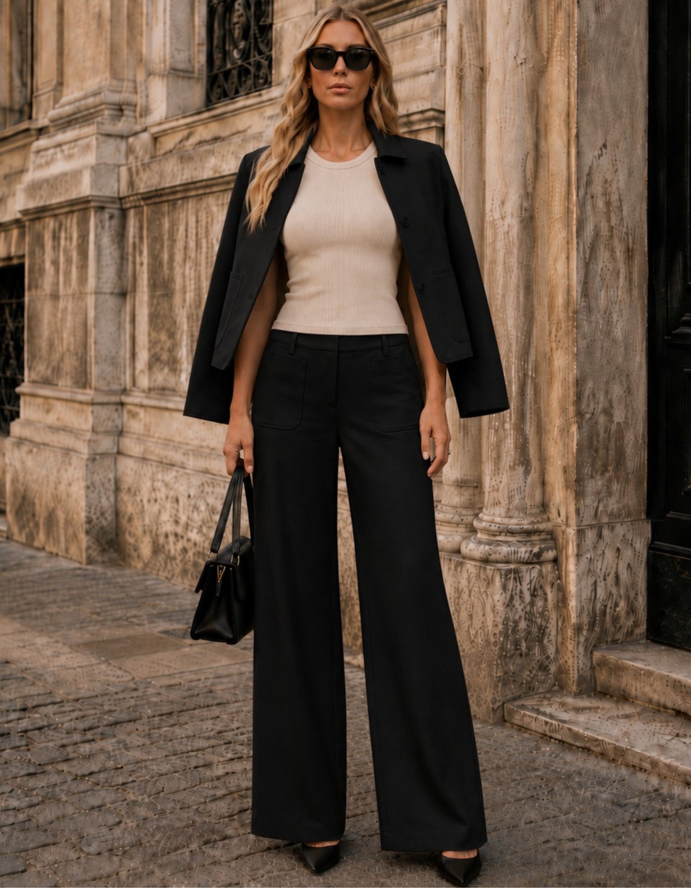 Casaco Suede com Bolsos