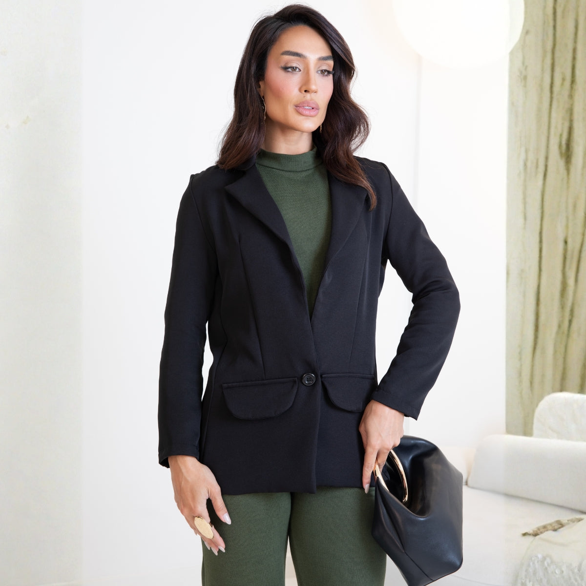 Blazer Alfaiataria Slim Acinturado