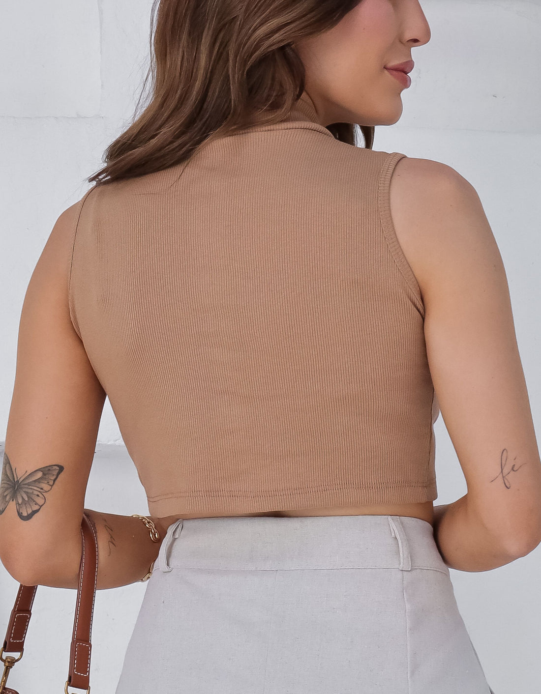 Cropped Ribana Canelado