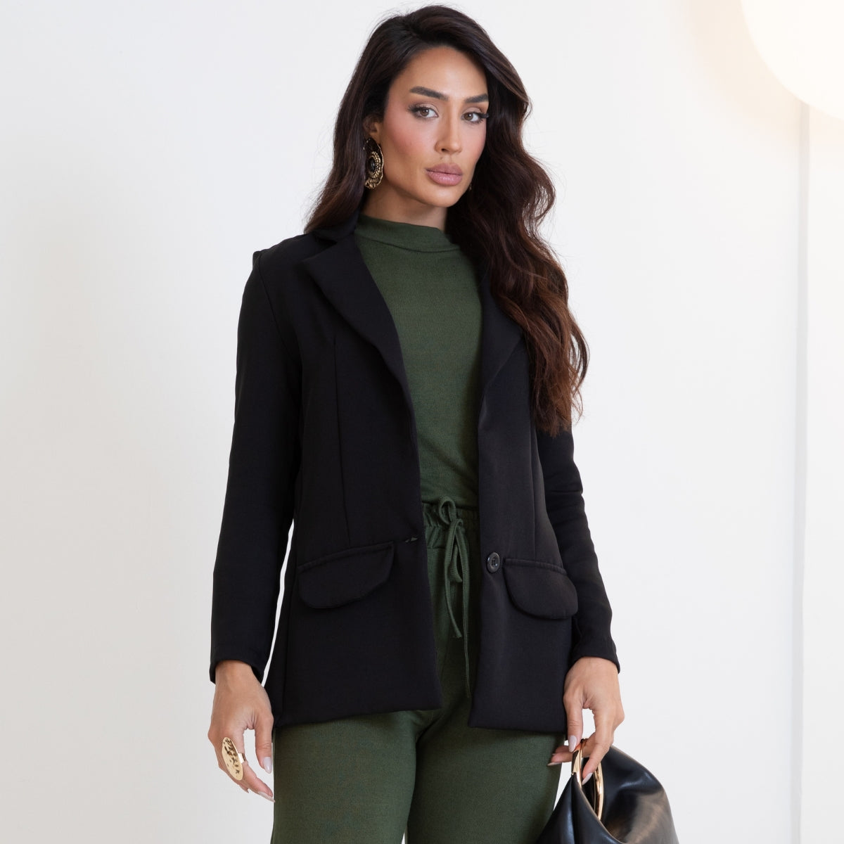 Blazer Alfaiataria Slim Acinturado