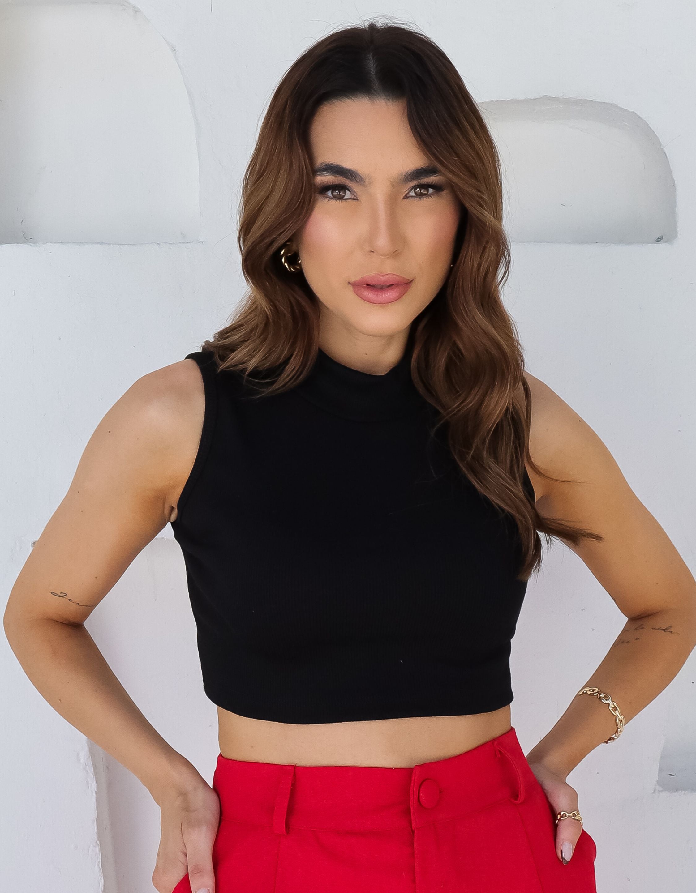 Cropped Ribana Canelado