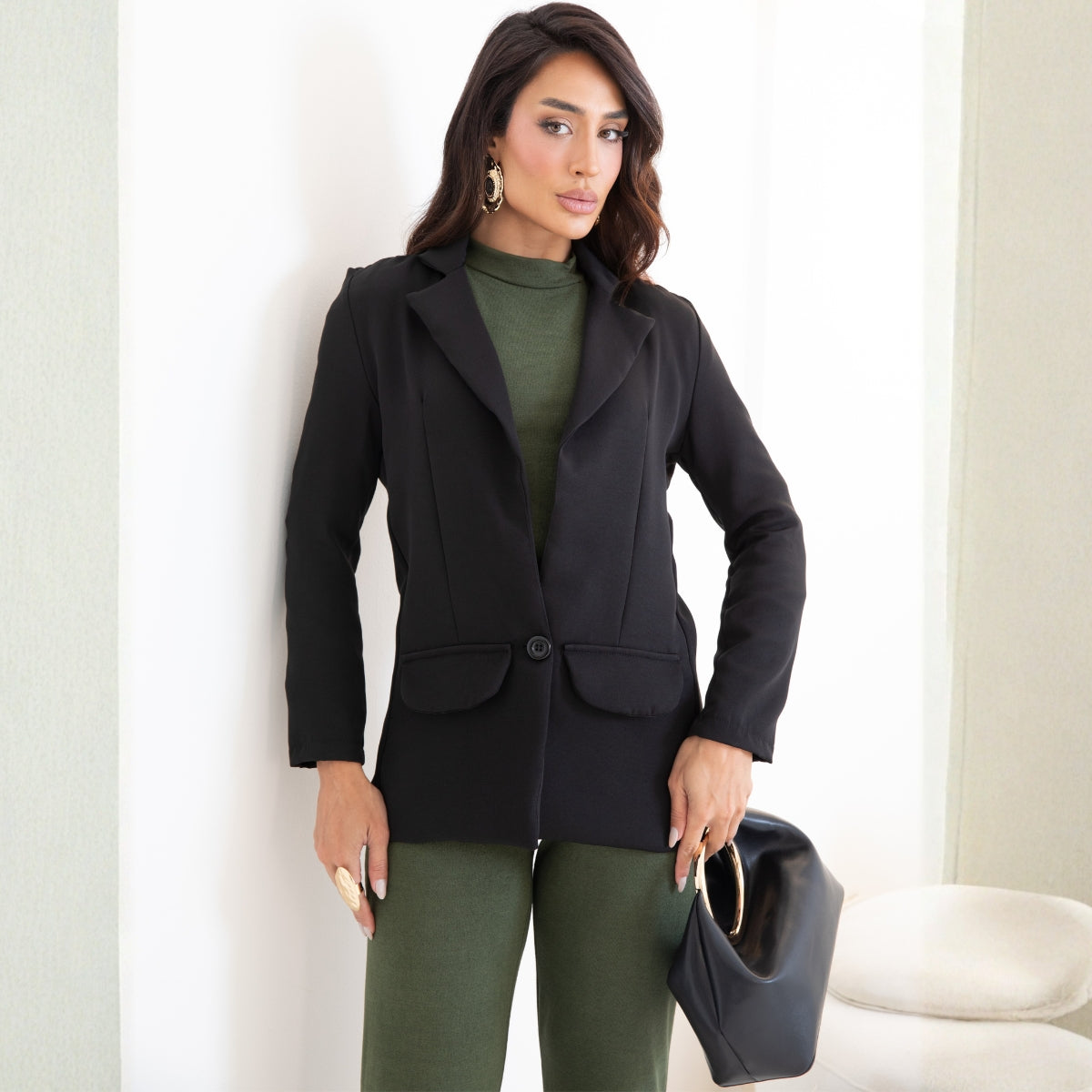 Blazer Alfaiataria Slim Acinturado