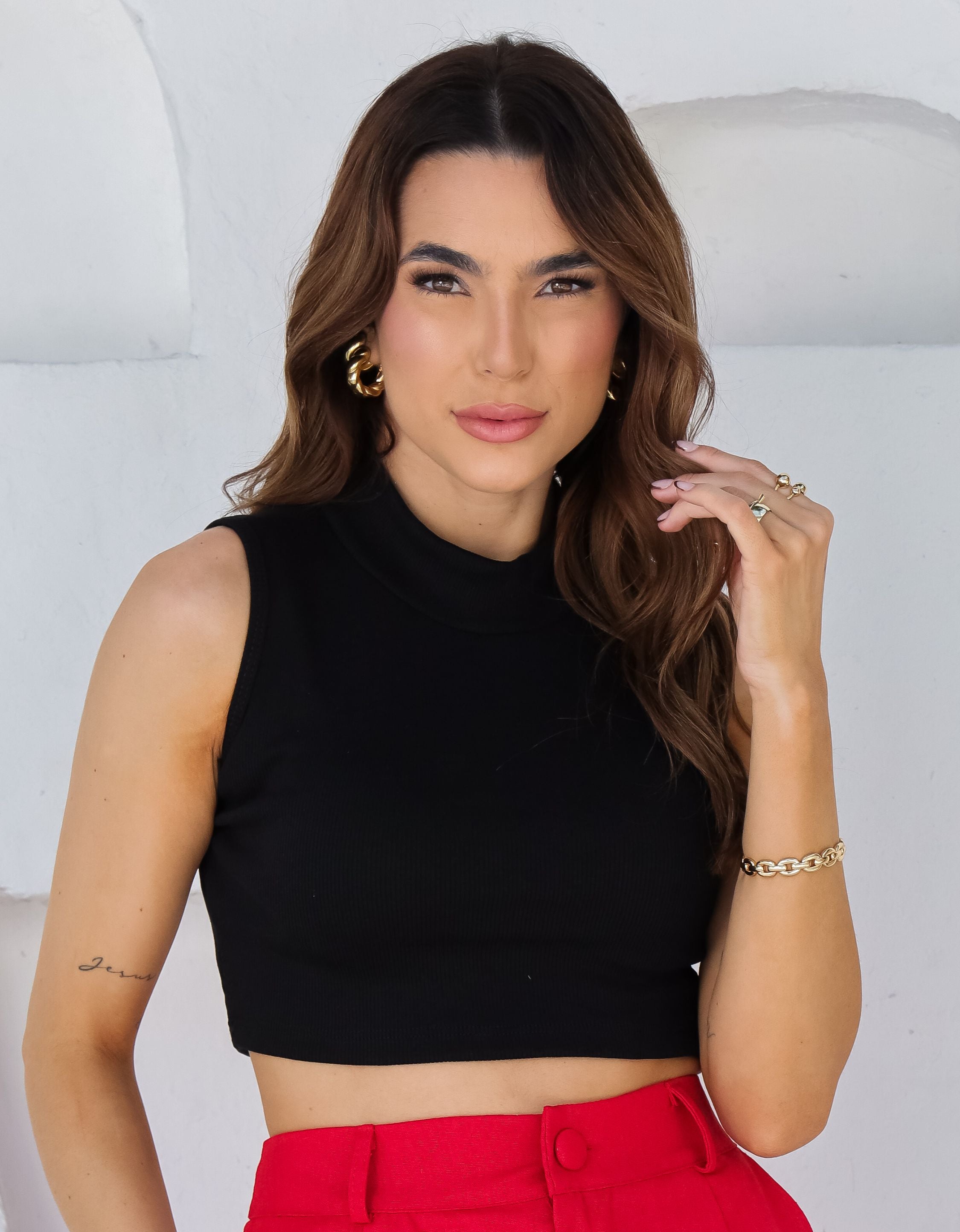 Cropped Ribana Canelado