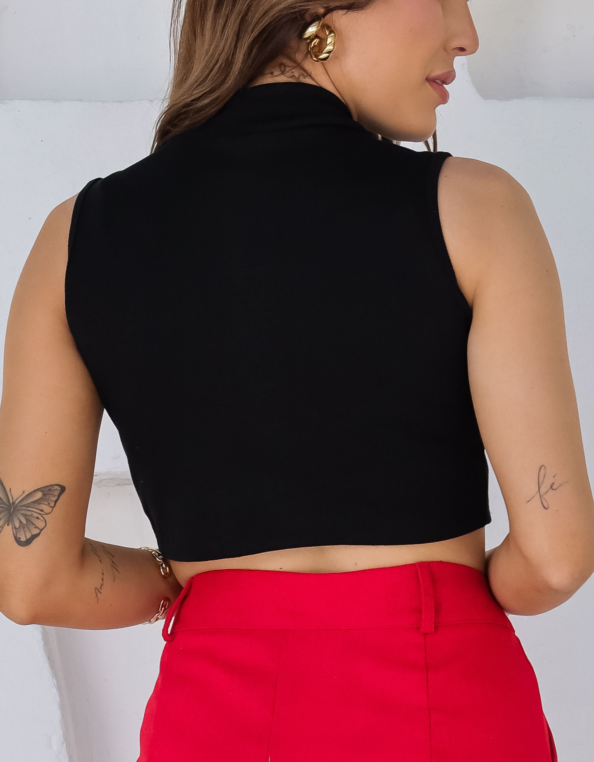 Cropped Ribana Canelado