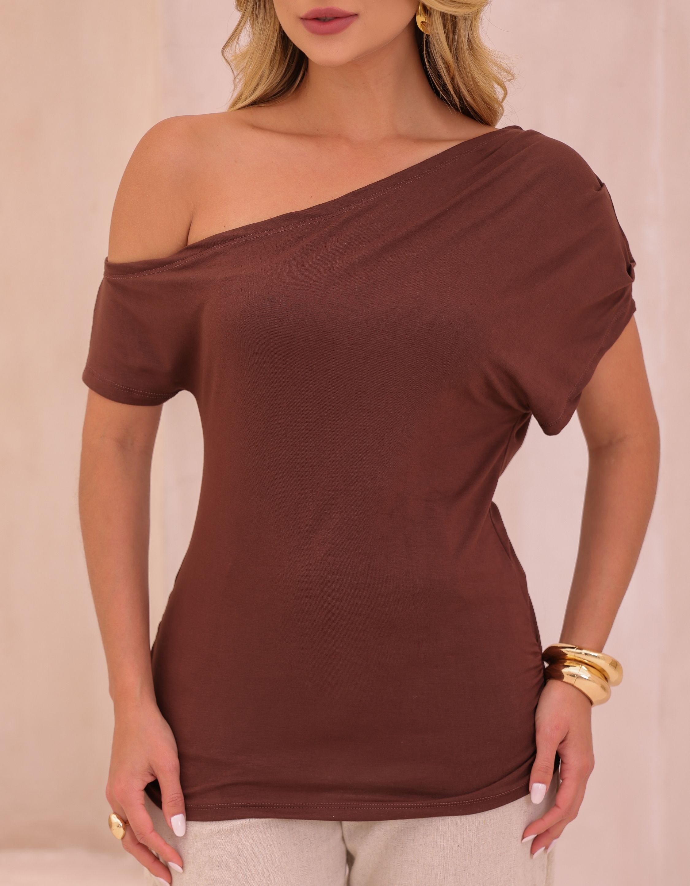 Blusa Malha de Viscose Nula Manca