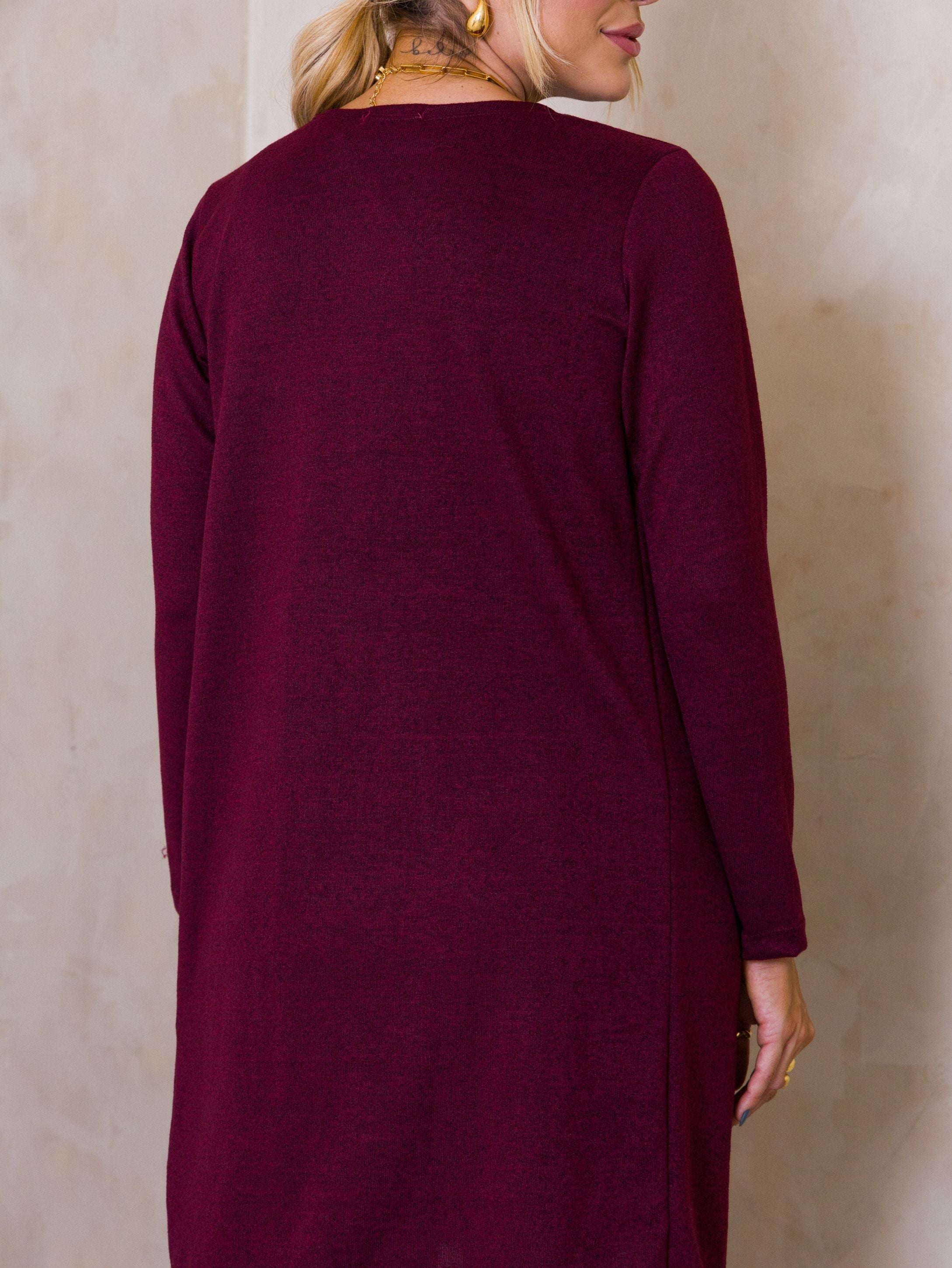 Conjunto Malha de Tricot Três Peças