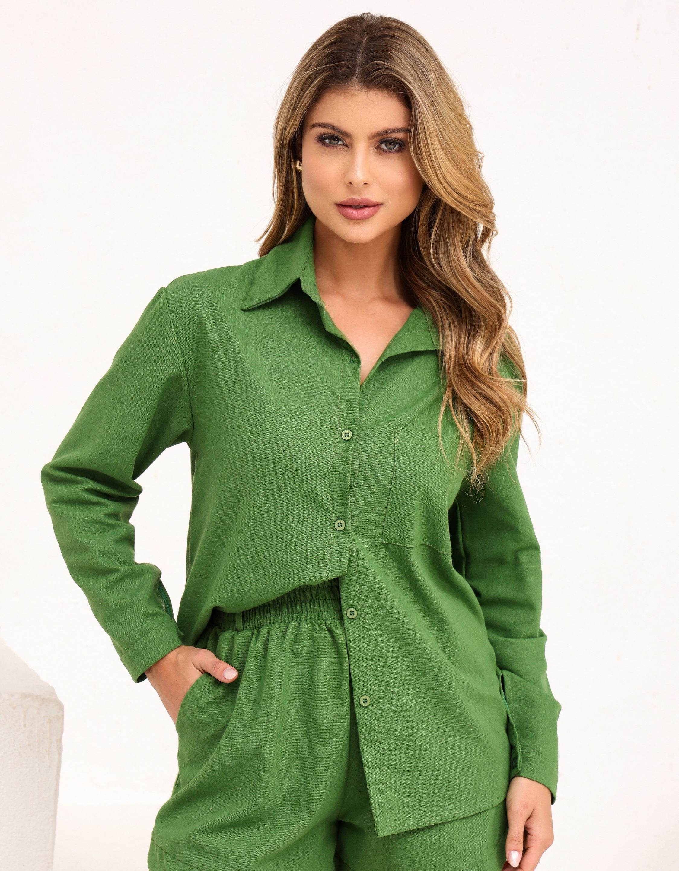 Camisa Oversized em Linho