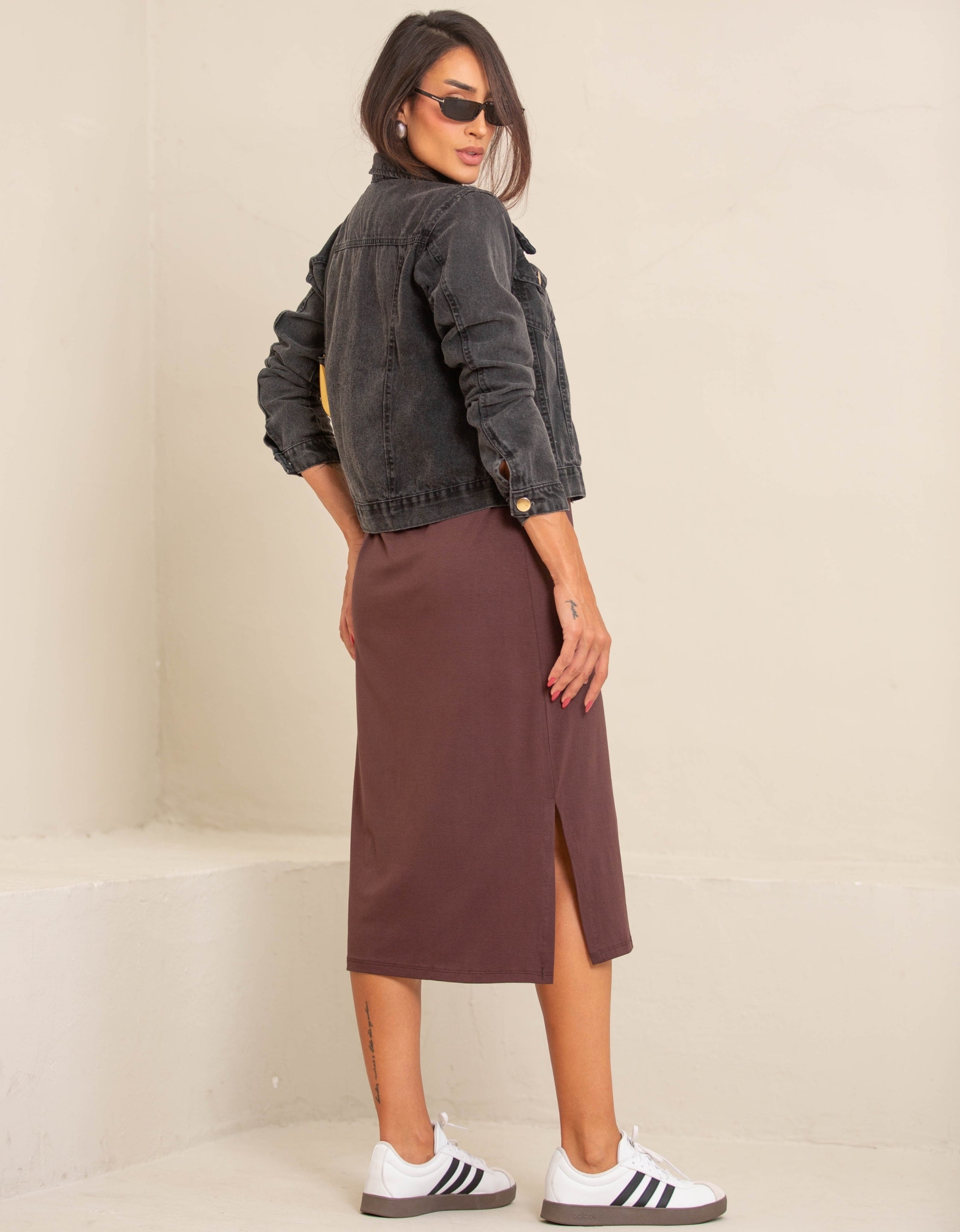 Jaqueta Jeans com Botões