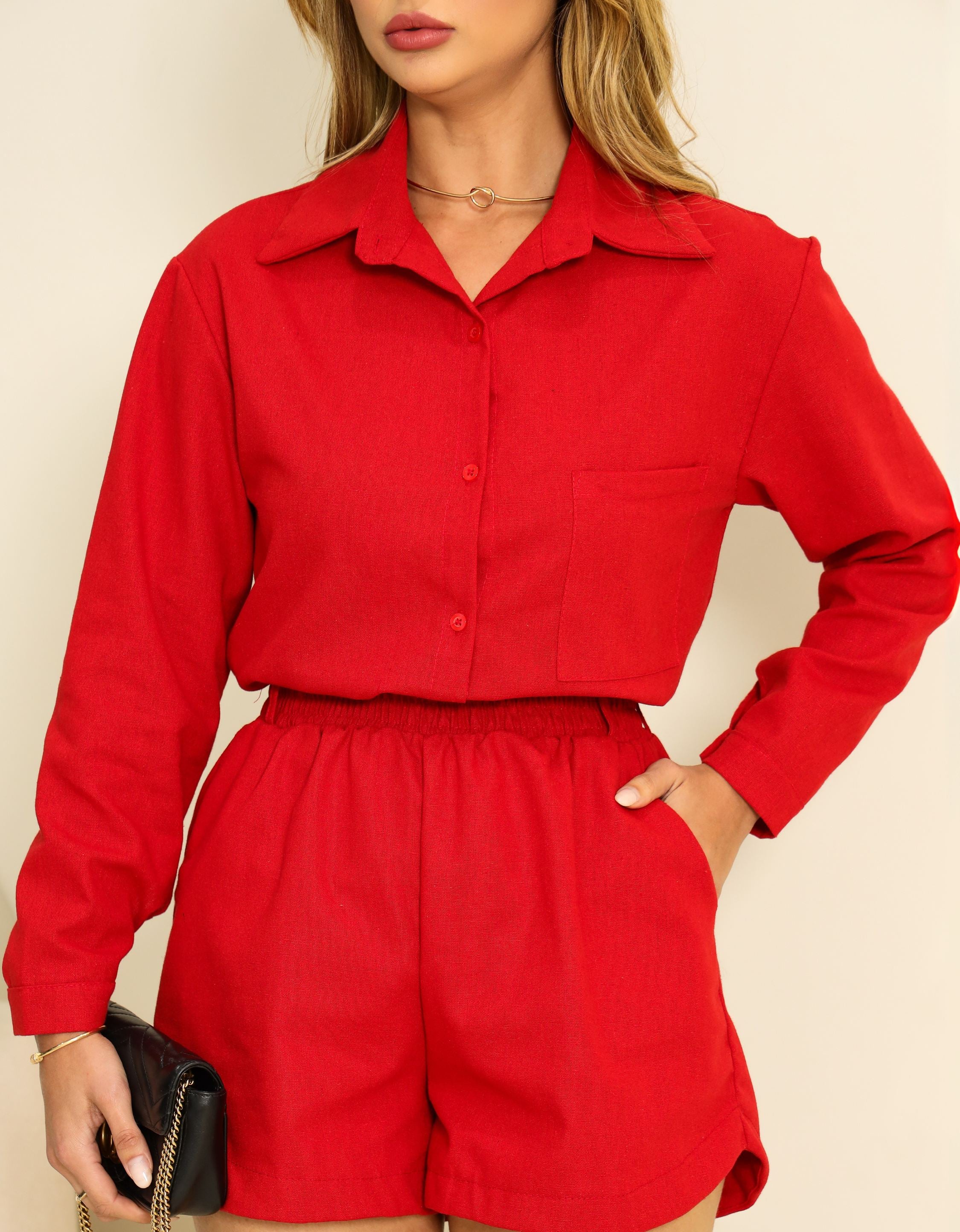 Camisa Oversized em Linho