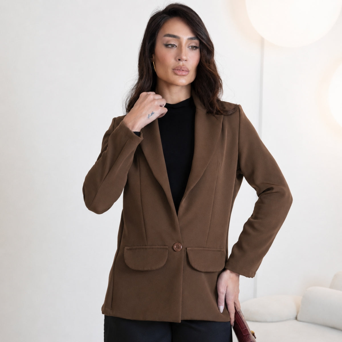 Blazer Alfaiataria Slim Acinturado