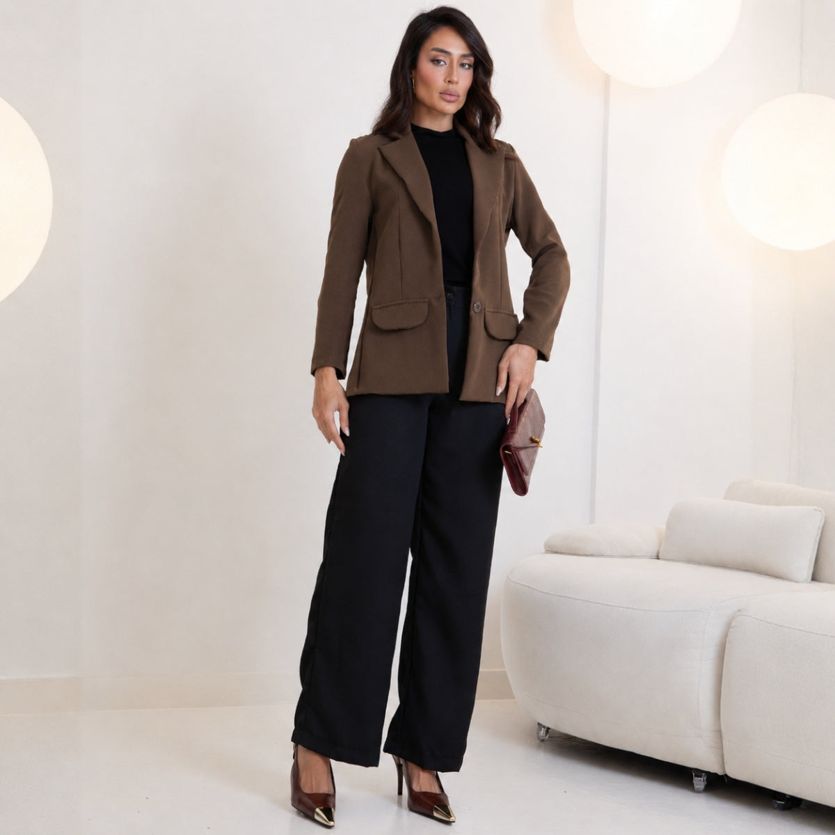 Blazer Alfaiataria Slim Acinturado