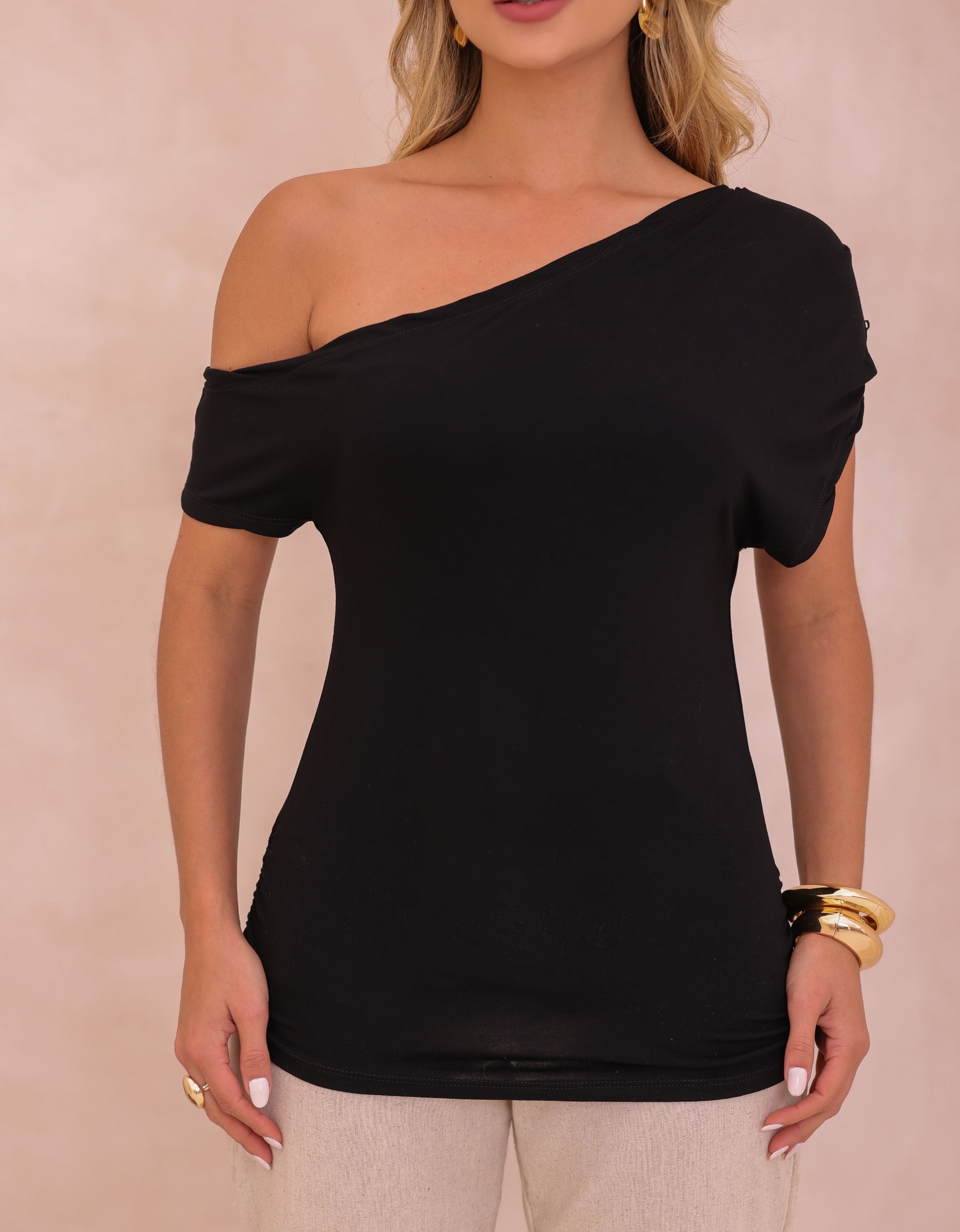 Blusa Malha de Viscose Nula Manca