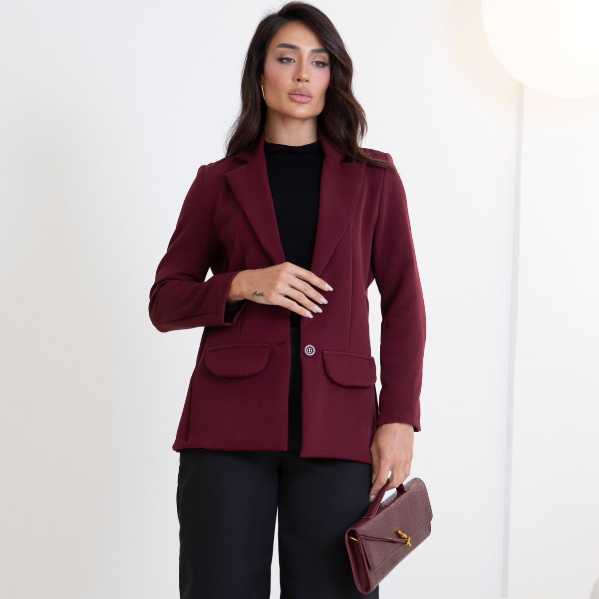 Blazer Alfaiataria Slim Acinturado