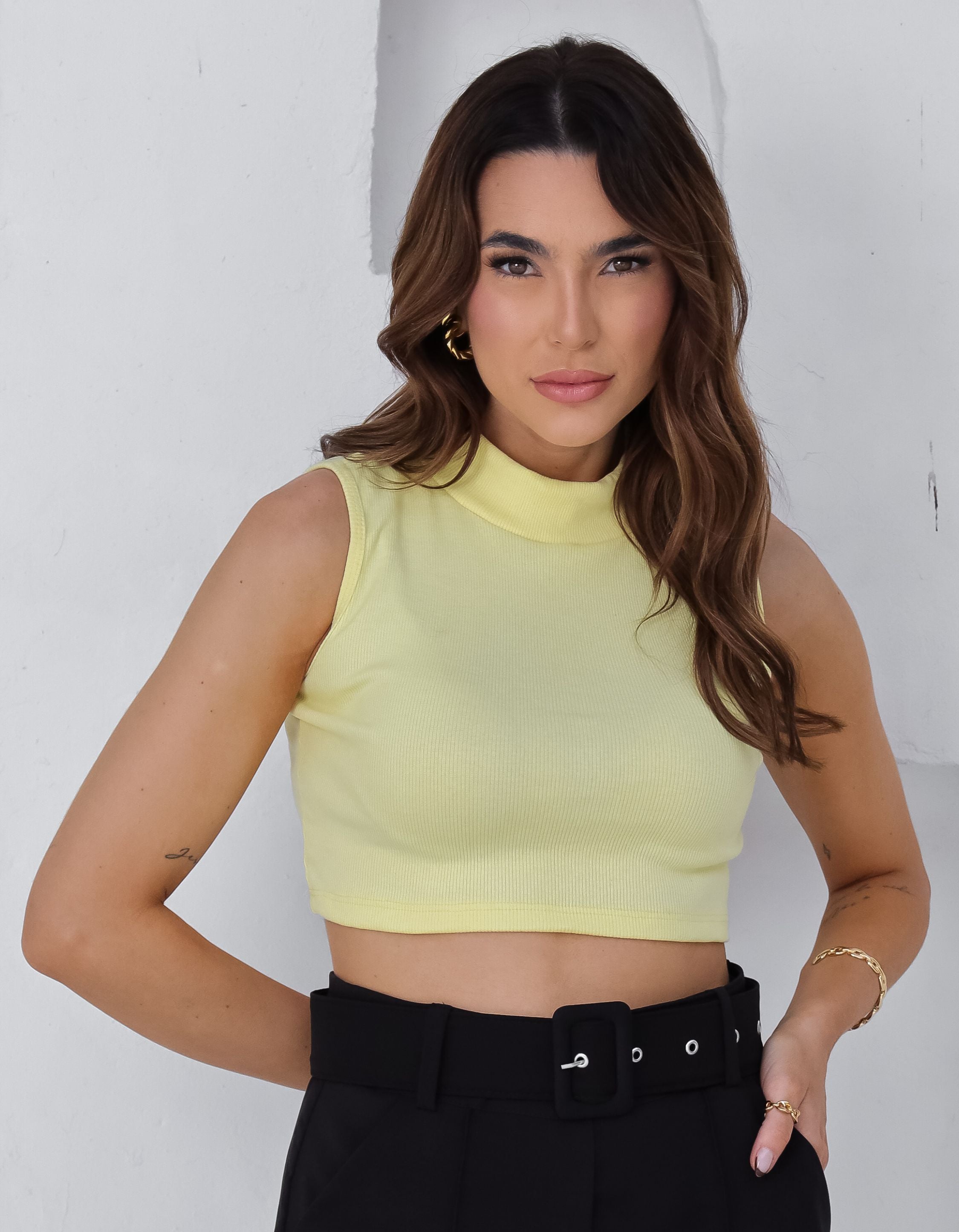 Cropped Ribana Canelado