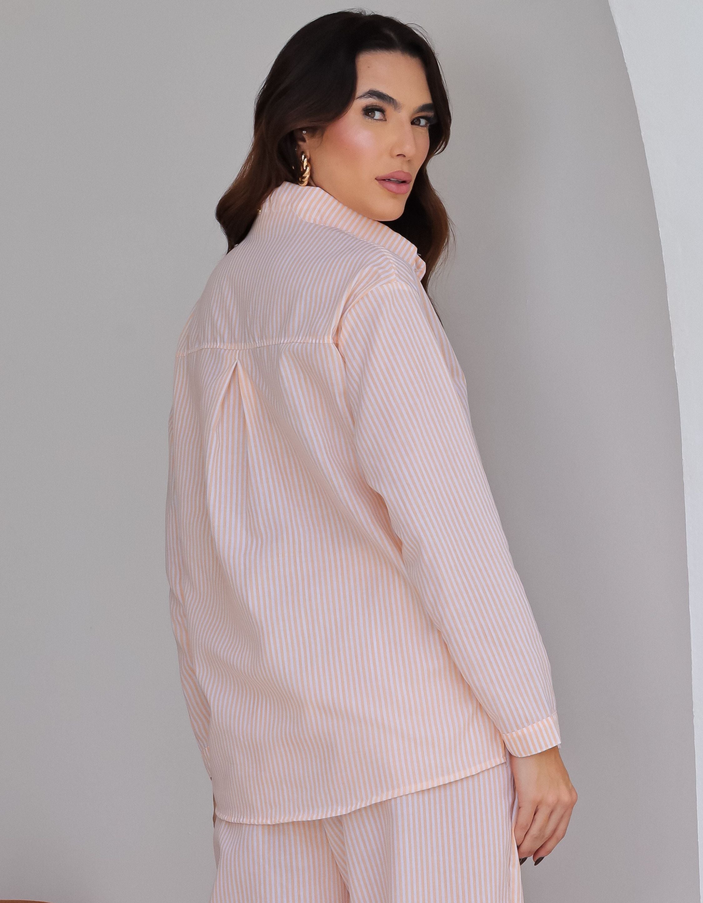 Camisa Oversized em Tricoline