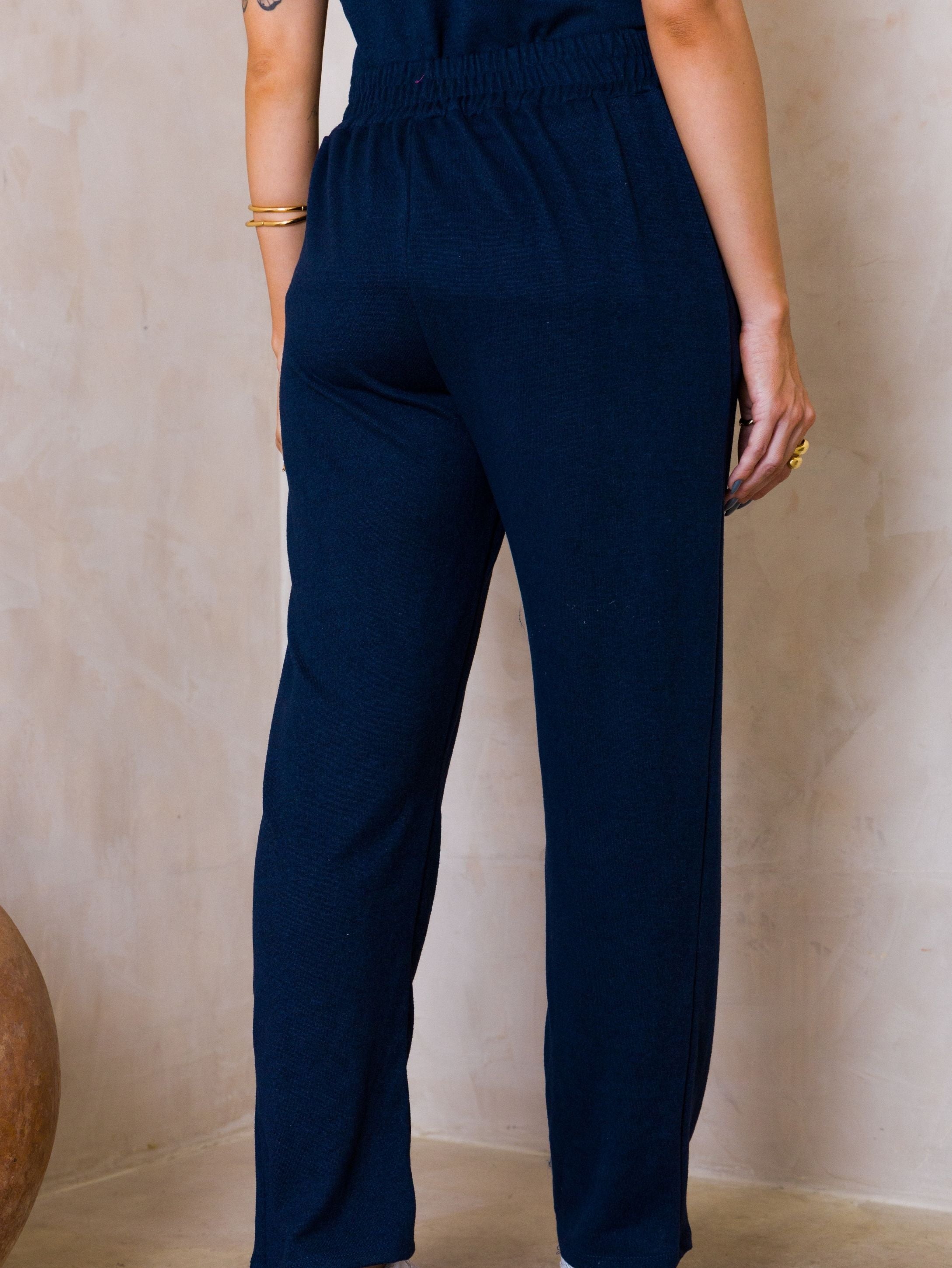 Conjunto Malha de Tricot Três Peças