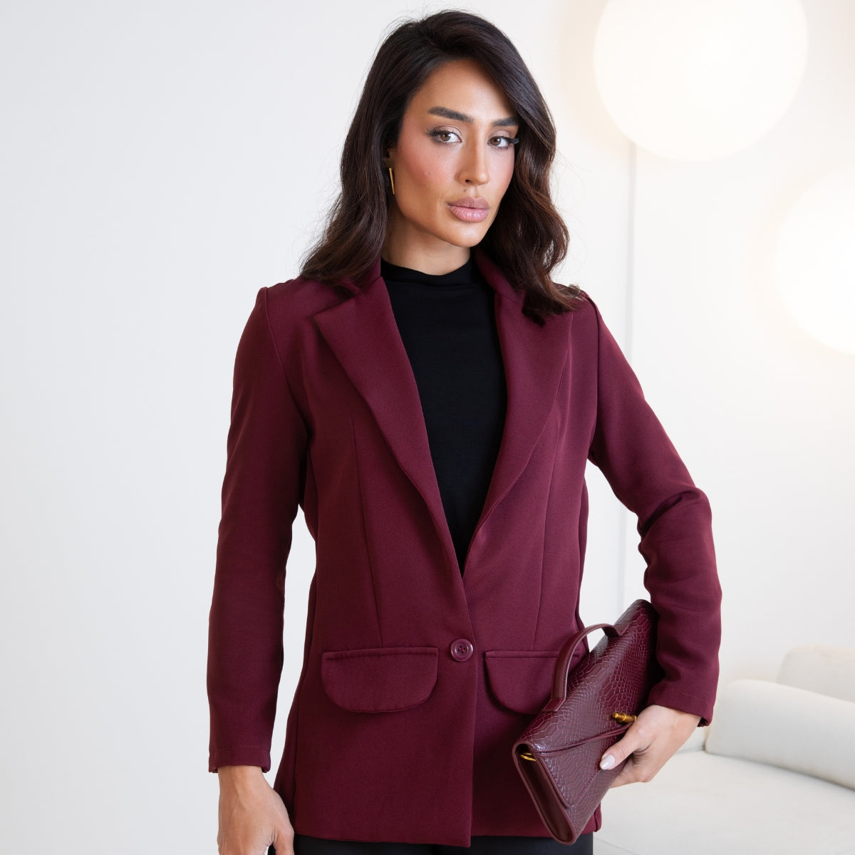 Blazer Alfaiataria Slim Acinturado