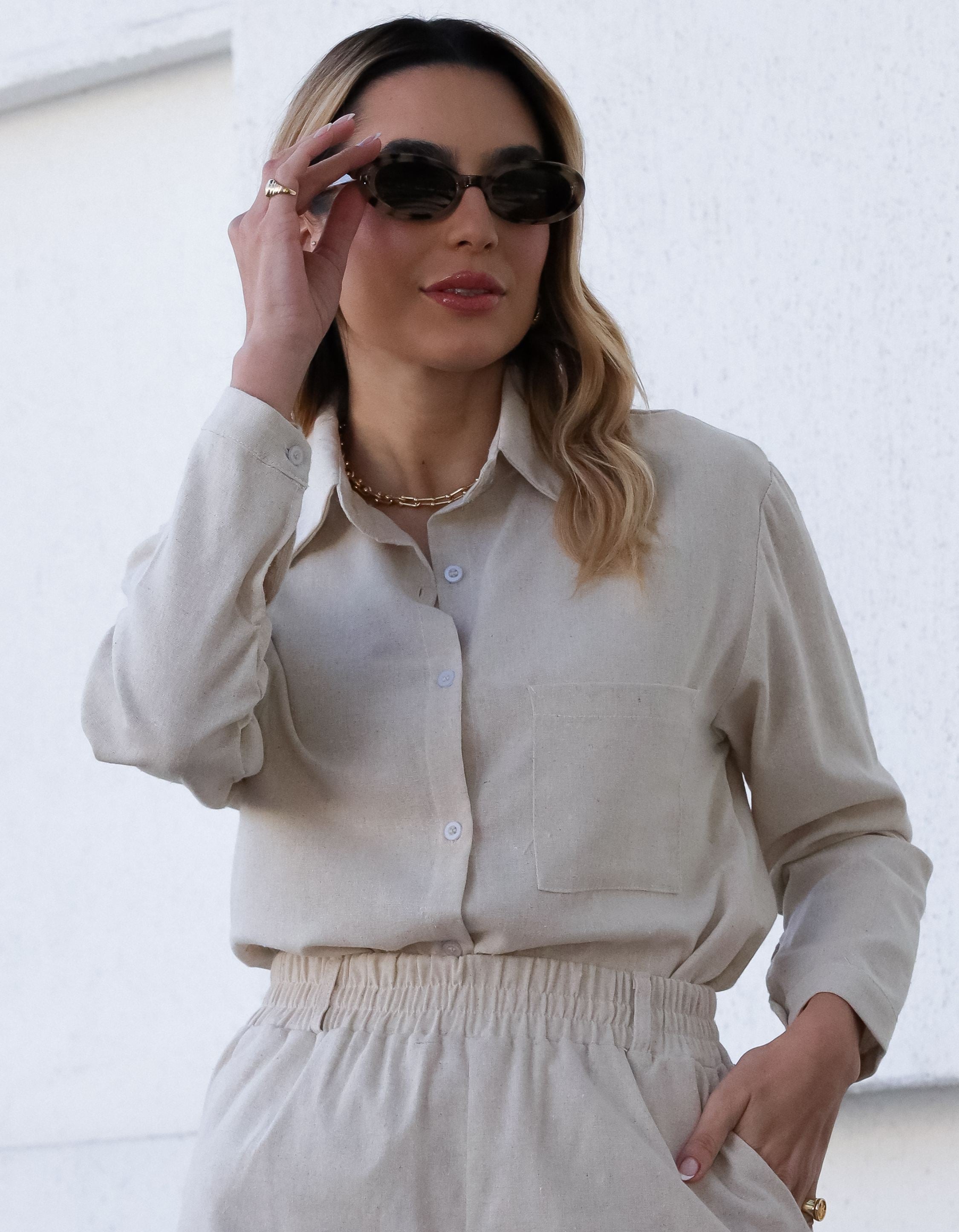 Camisa Oversized em Linho
