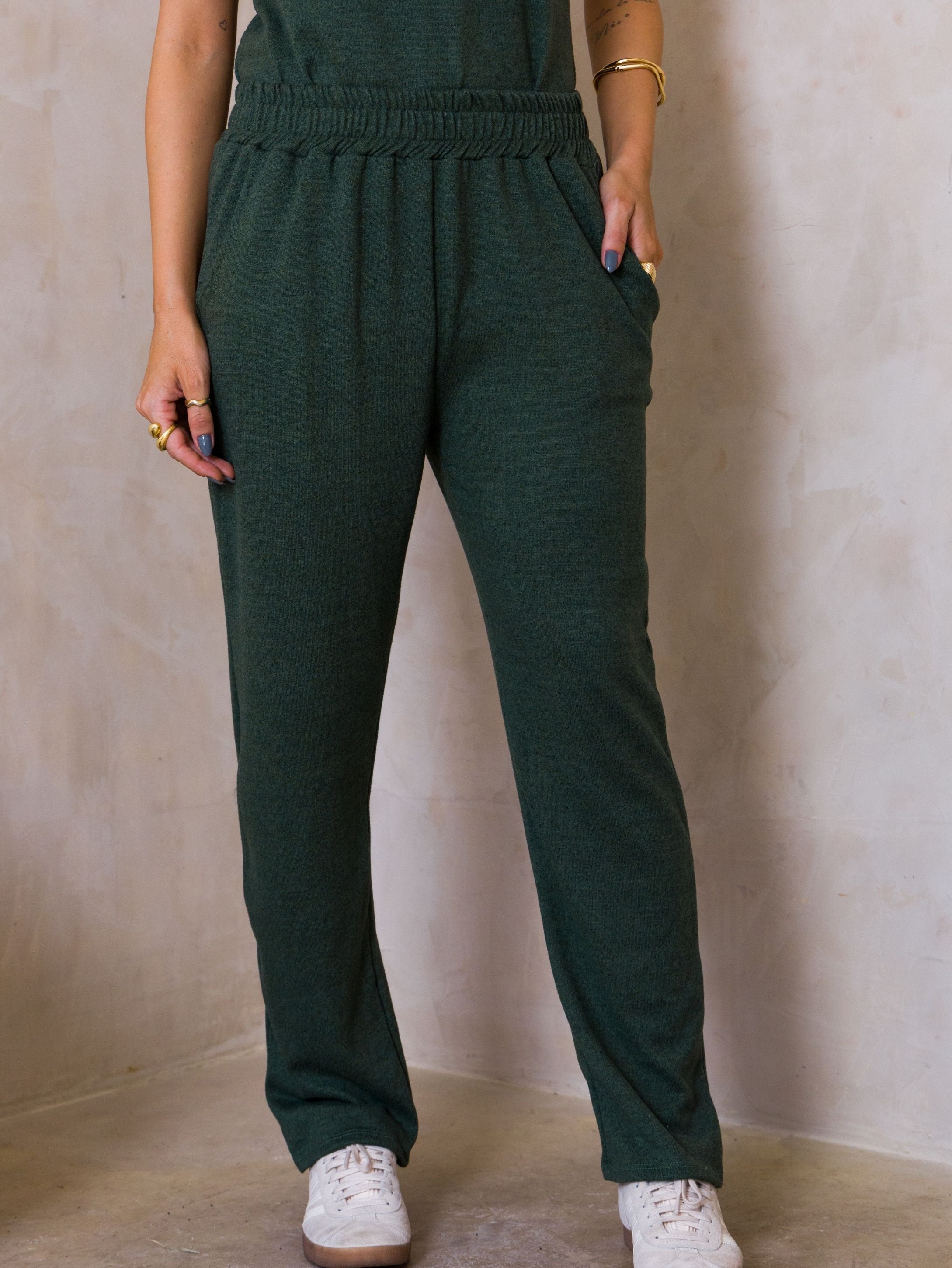 Conjunto Malha de Tricot Três Peças