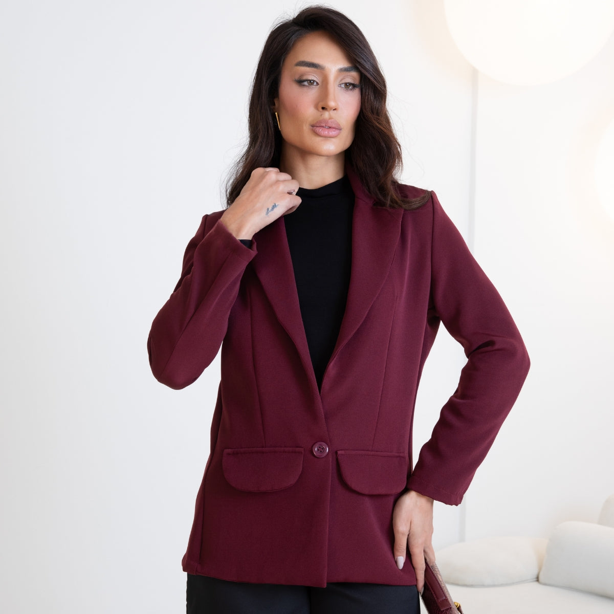 Blazer Alfaiataria Slim Acinturado