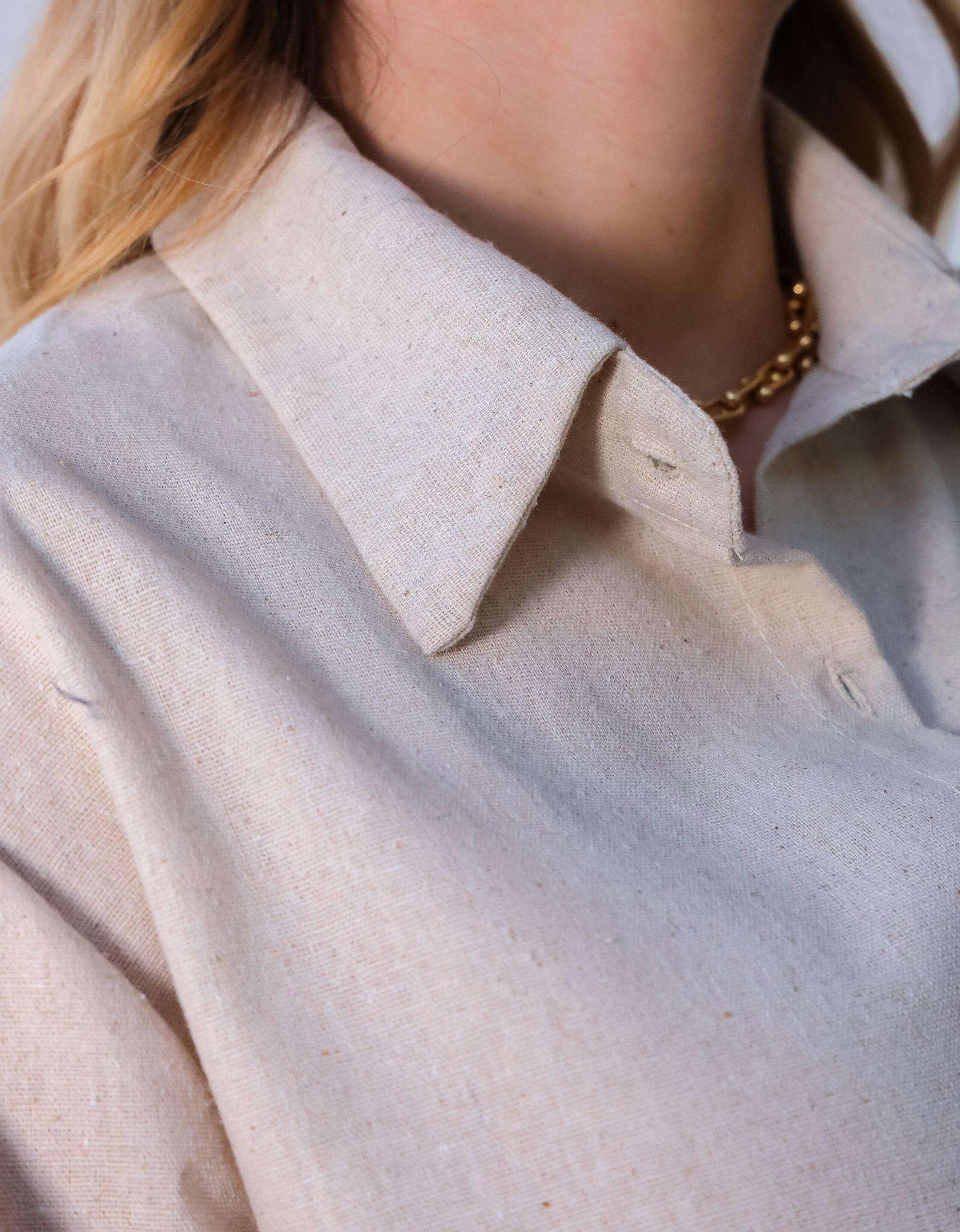 Camisa Oversized em Linho