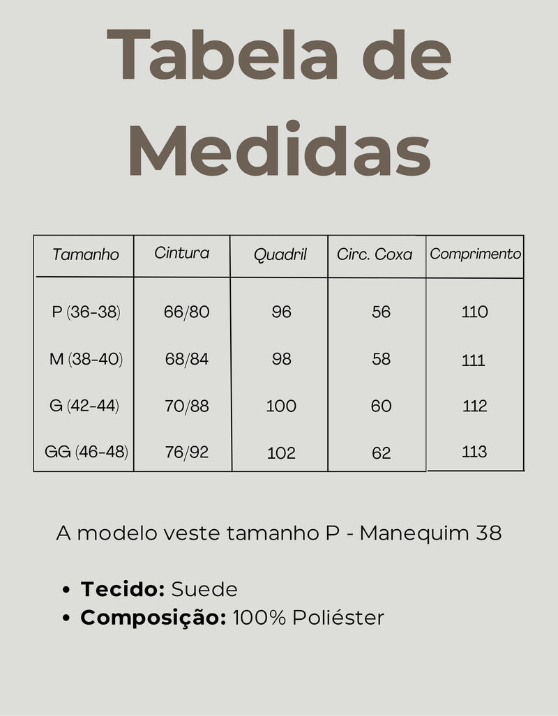 Tabela de Medidas