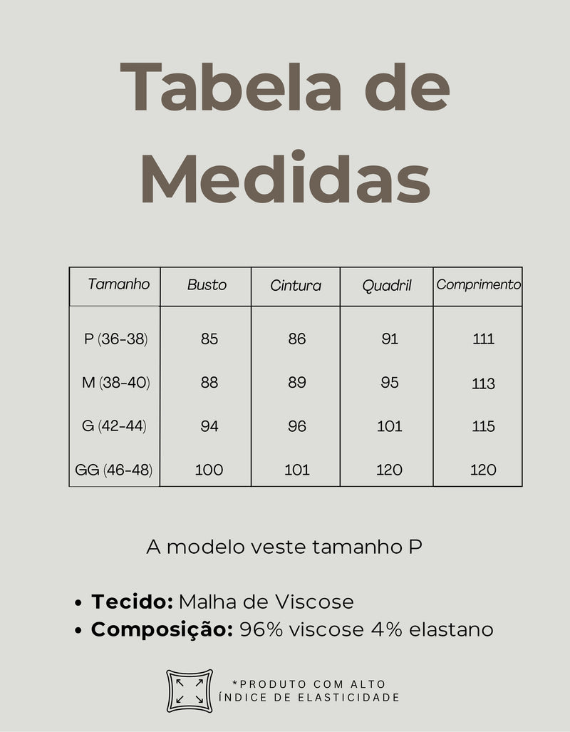 Tabela de Medidas