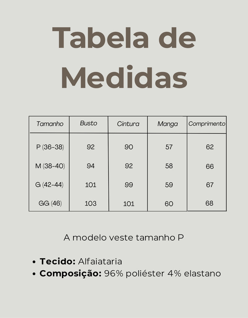 Tabela de Medidas